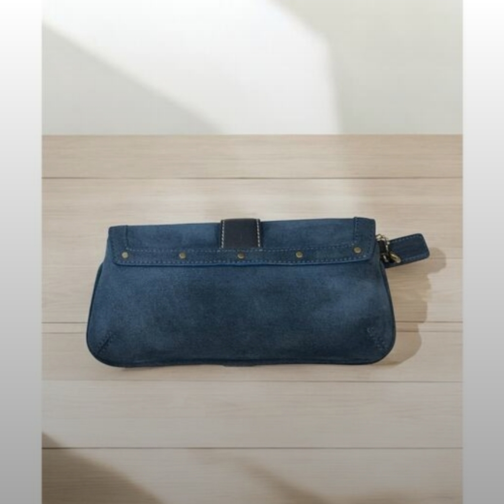 Coach Blue and Brown Satchel Set Vintage. - Picture 8 of 12